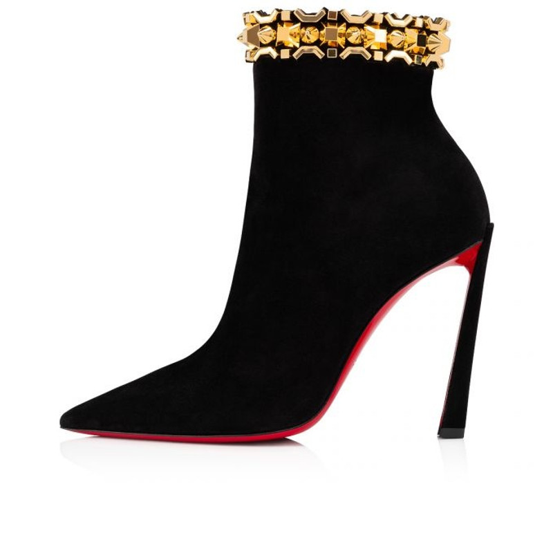 Christian Louboutin Asteroispikes Booty BLACK/GOLD outlook