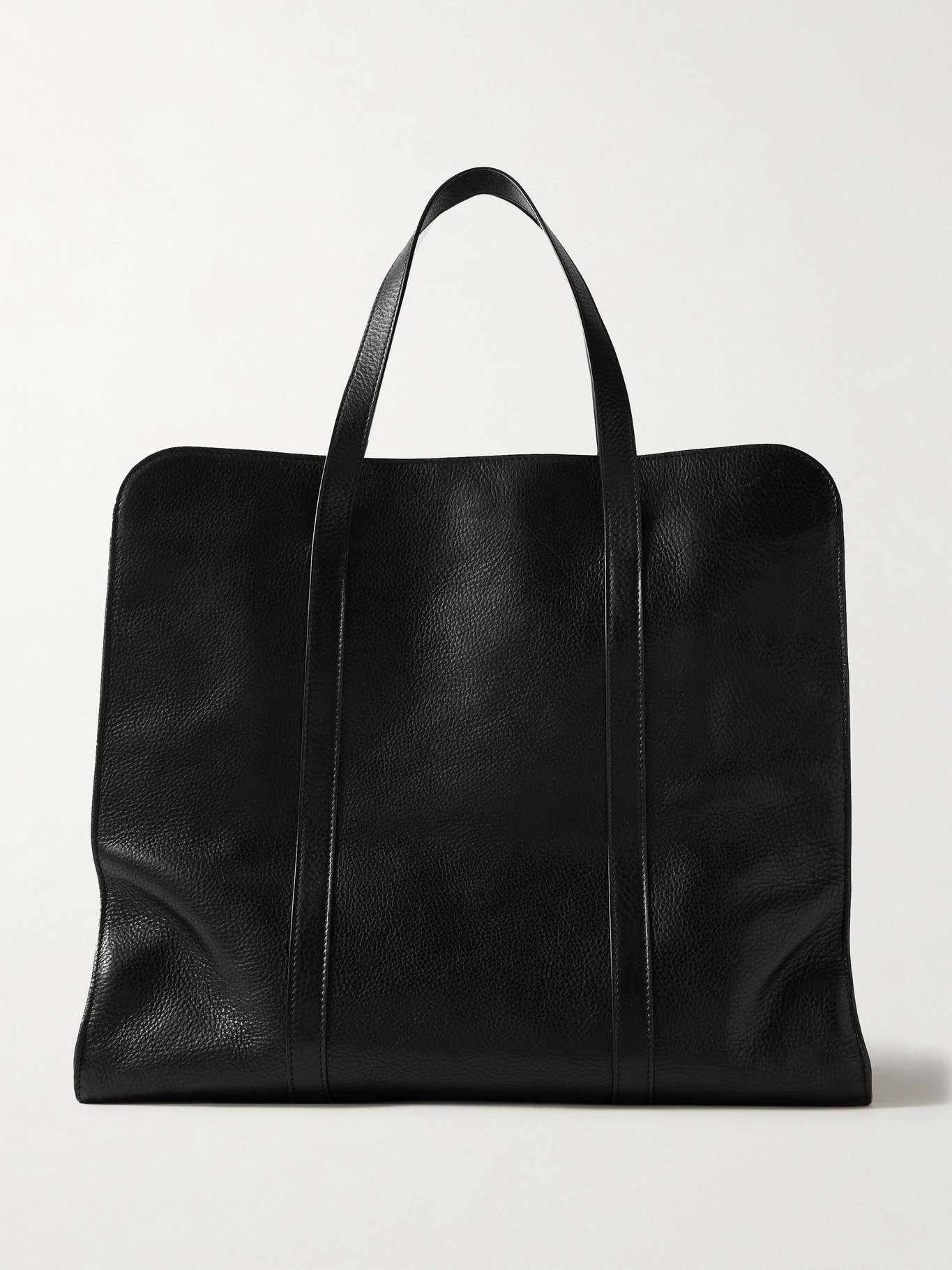 Ben textured-leather tote - 1