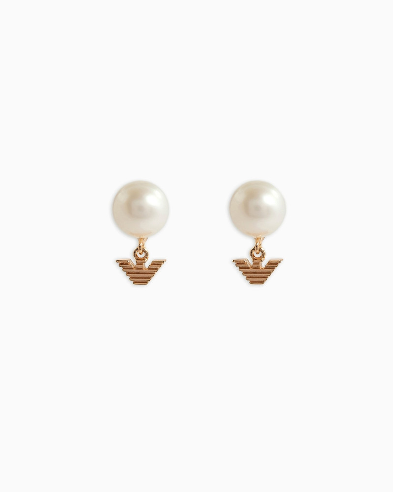 WHITE PEARL STUD EARRINGS 1