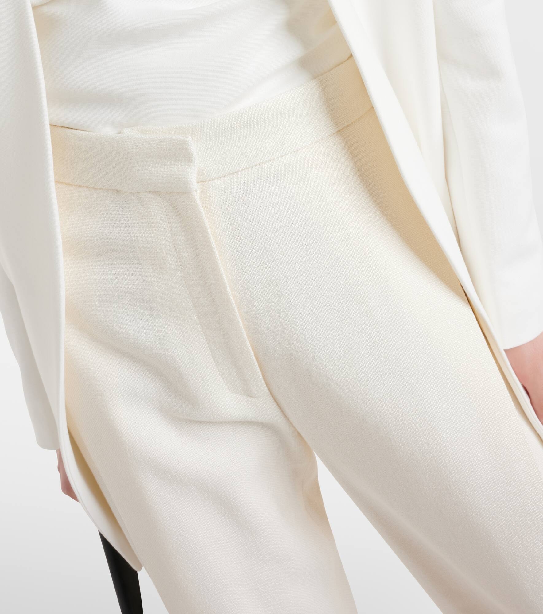 Gabrielle crêpe wide-leg pants - 4