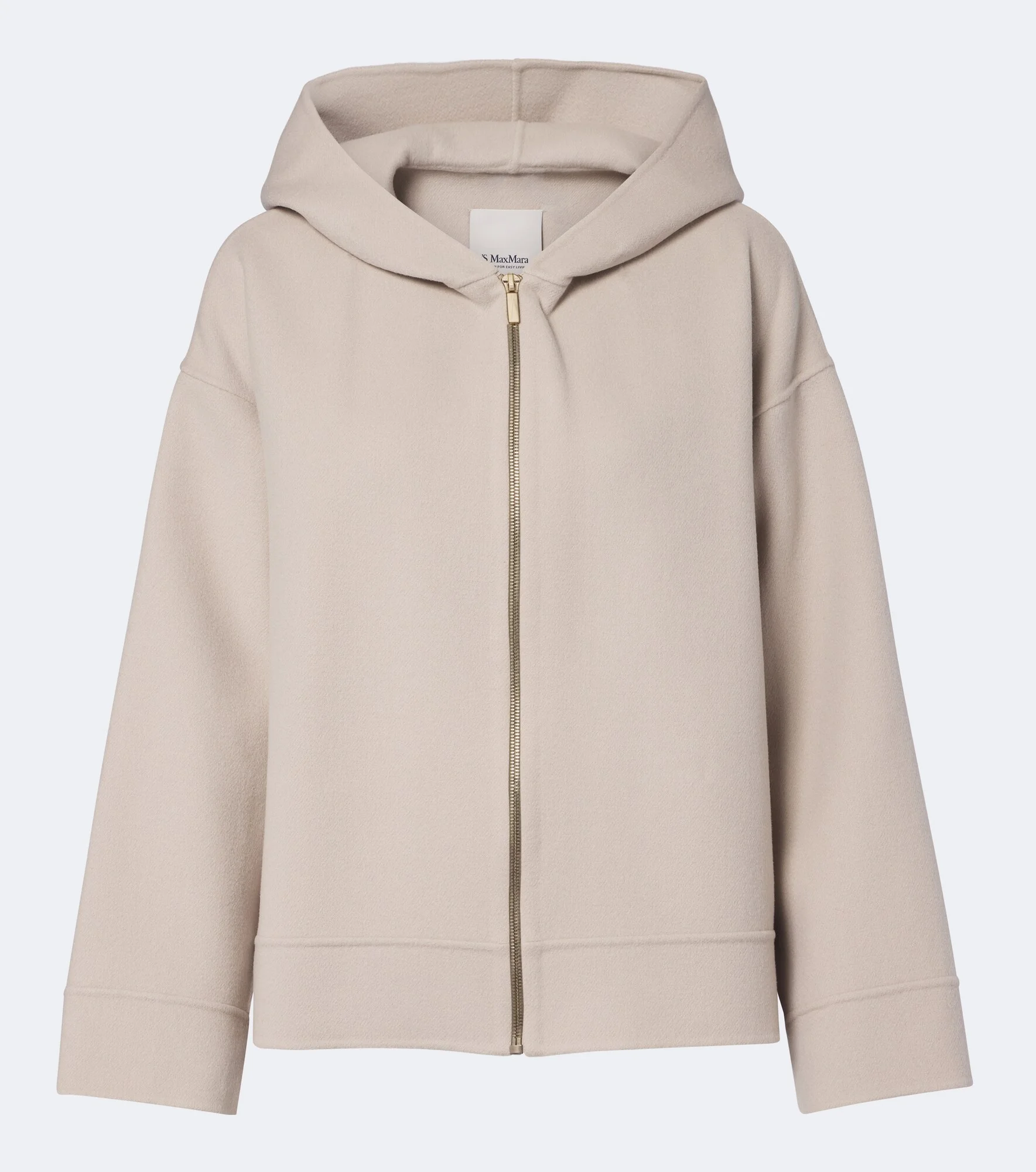 Hooded virgin wool jacket - 1