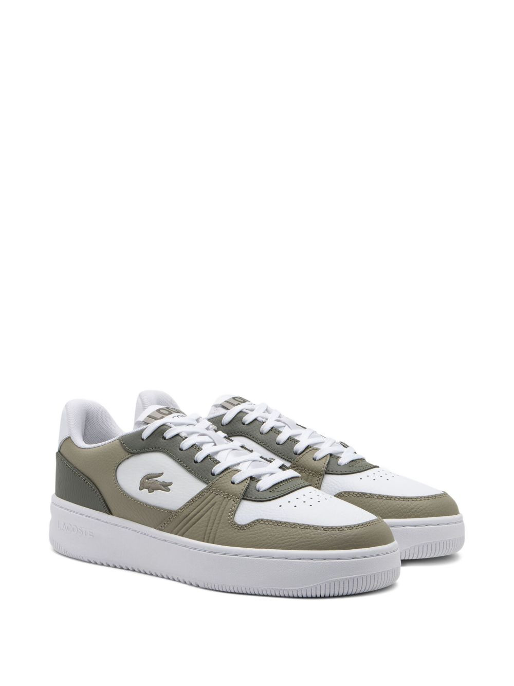 L001 panelled leather sneakers - 2