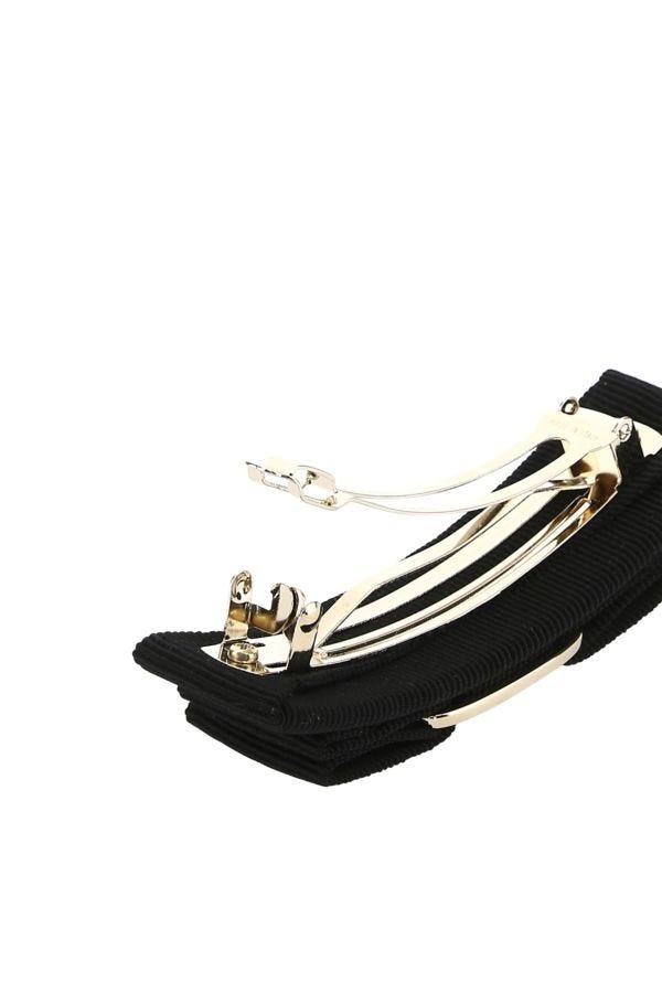 FERRAGAMO Salvatore Ferragamo Woman Black Fabric Hair Clip