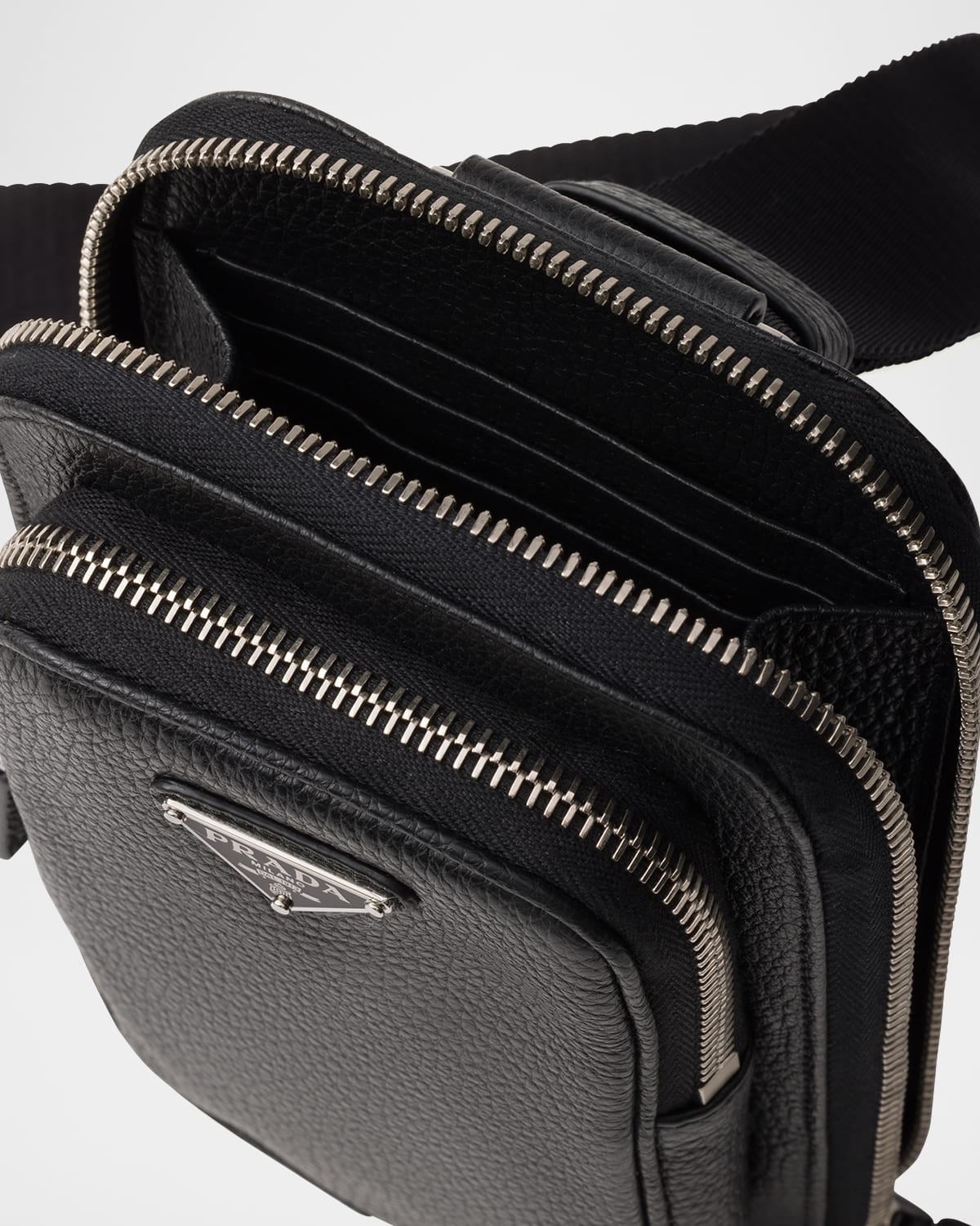 Men's Vitello Daino Sling Bag - 4