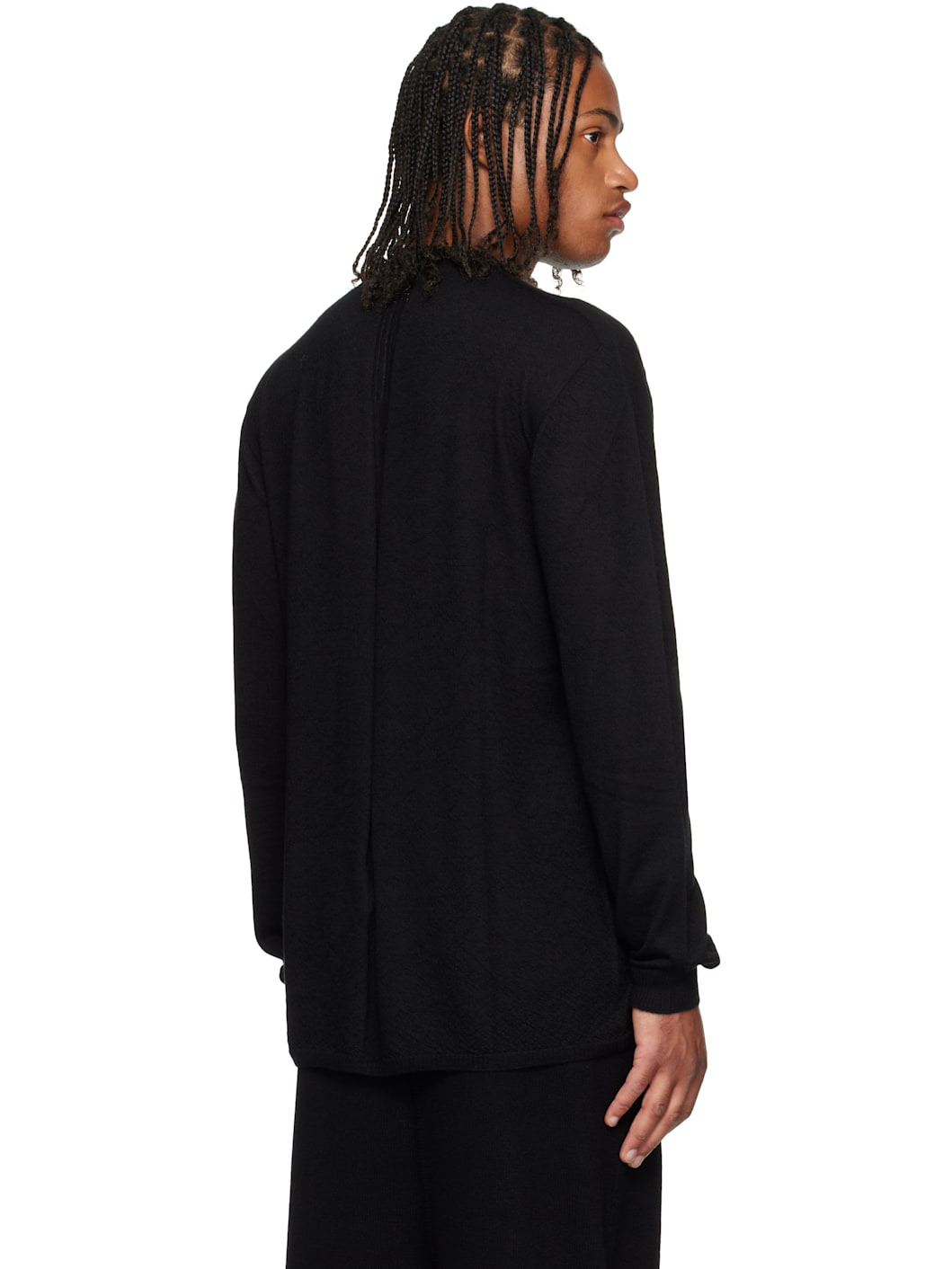 Black Concordians Oversized Level Sweater - 3