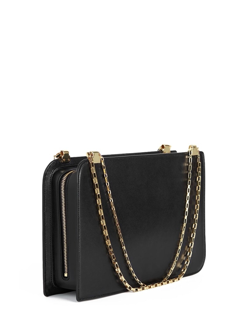 Chain smooth leather shoulder bag - 2