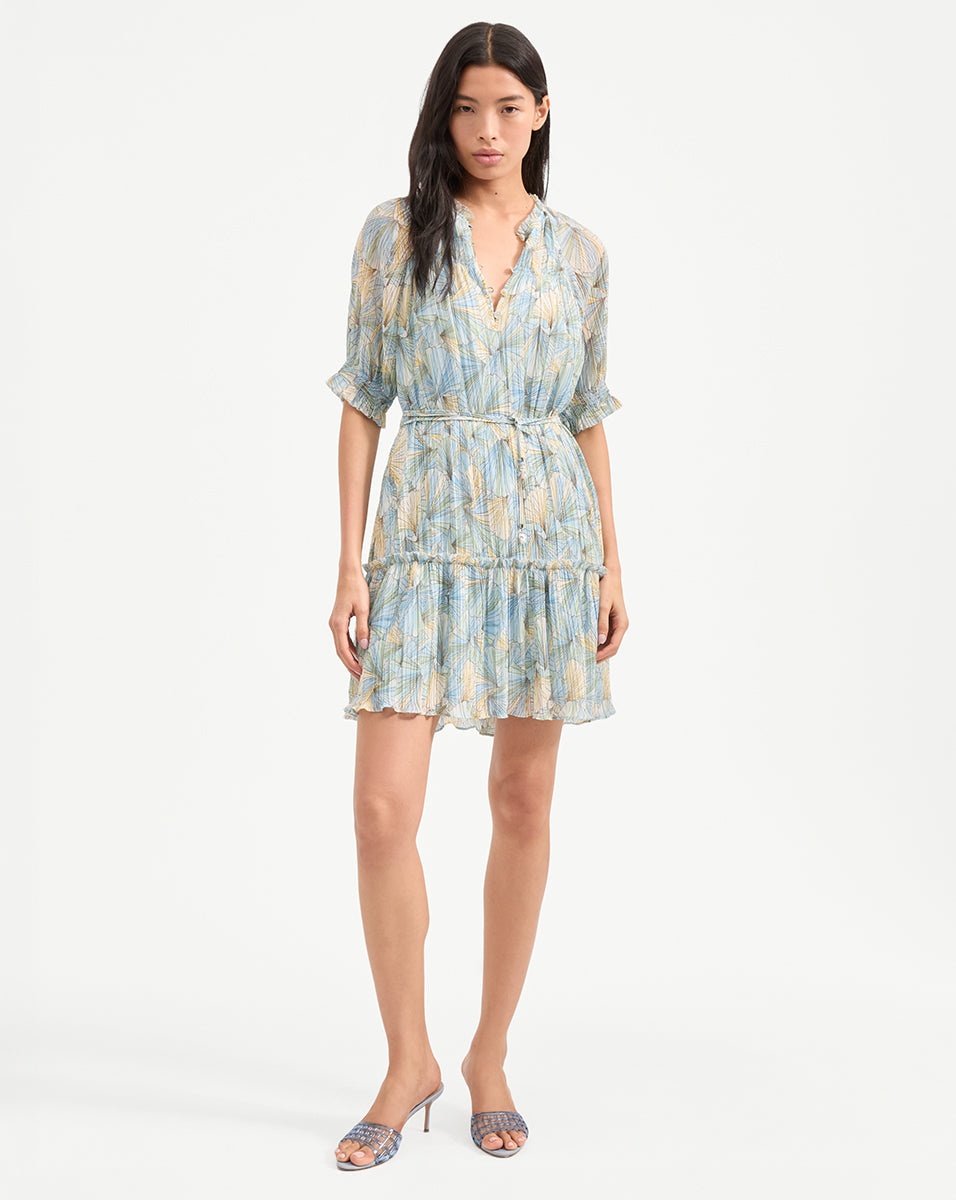 DORRIE PLEATED MINI DRESS - 3