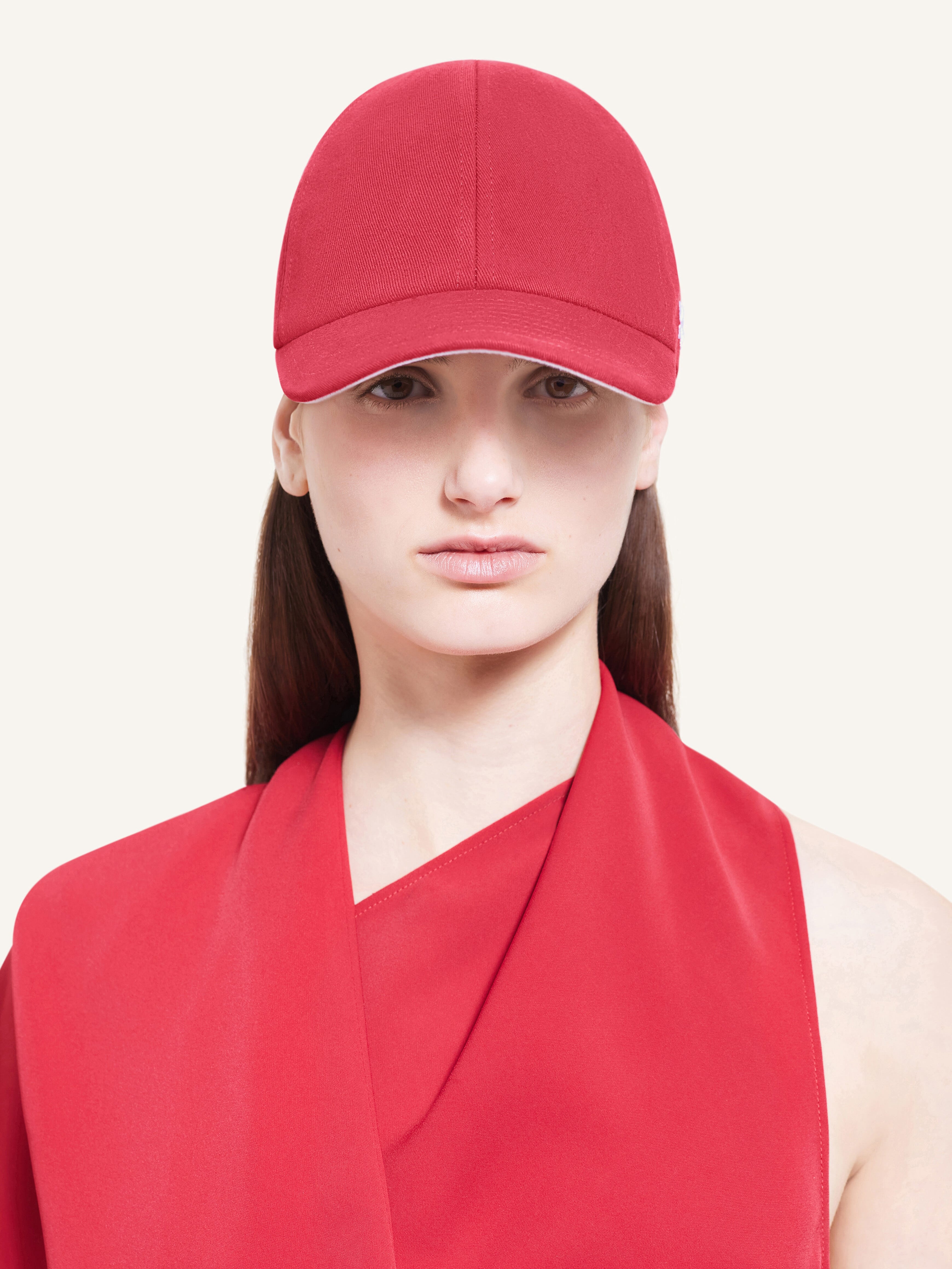 【Courrèges】 Cotton Signature Cap M SIGNATURE AC COTTON CAP - courrèges