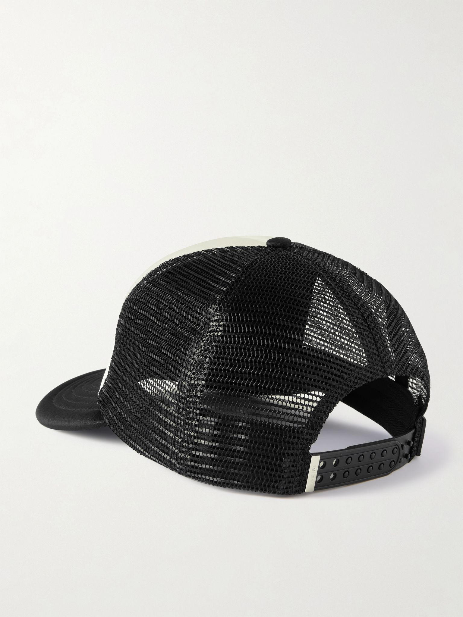 Hollywood Logo-Embroidered Cotton-Canvas and Mesh Trucker Cap Black - 3