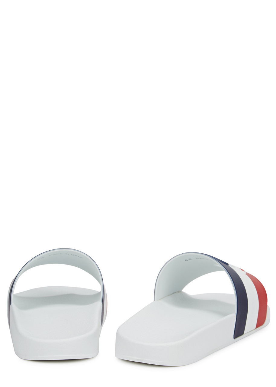 Basile striped rubber sliders - 3
