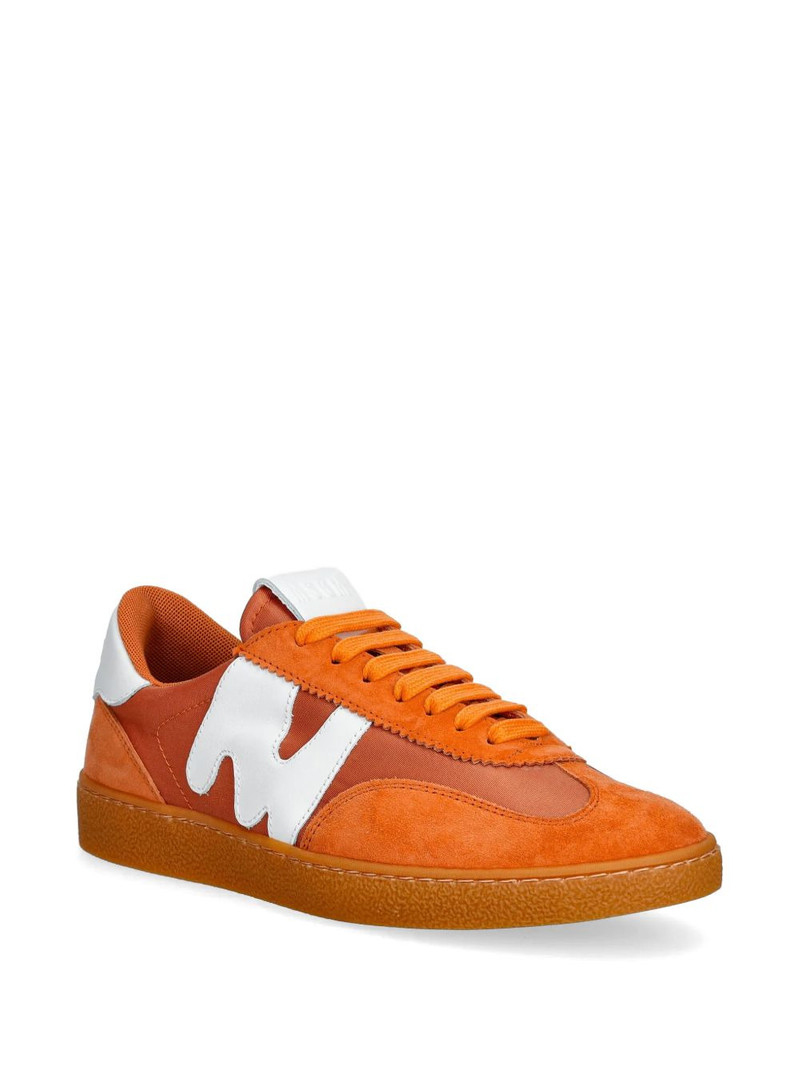 MSGM suede-panel sneakers outlook