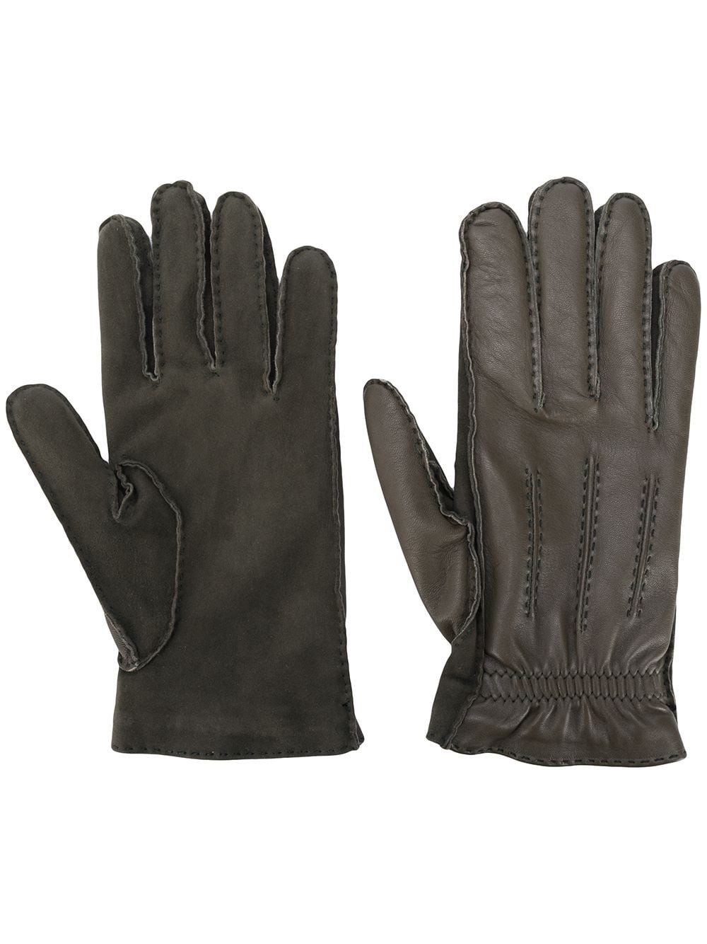 combined panelled gloves - 1