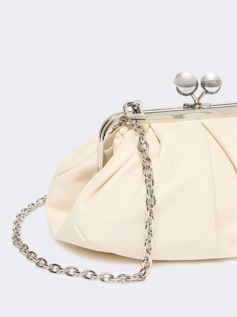 PRATI Small sheepskin Pasticcino Bag - IVORY 3