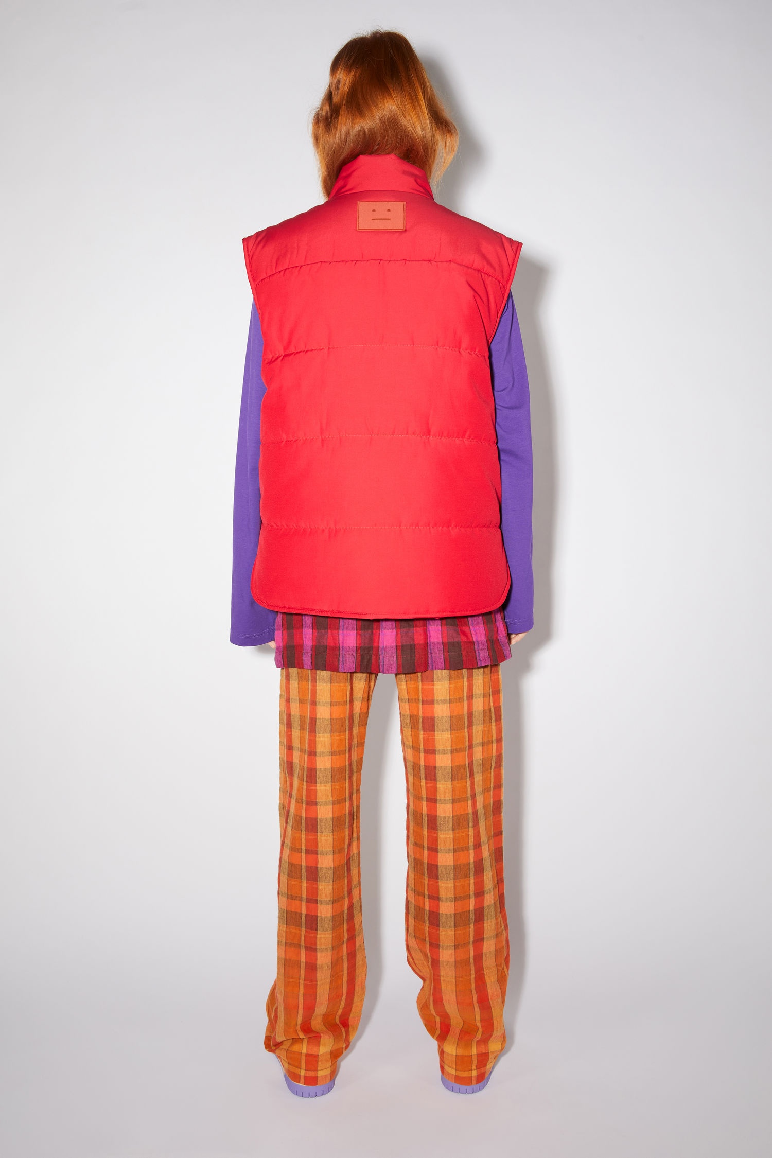 Padded vest - Bright Red - 3