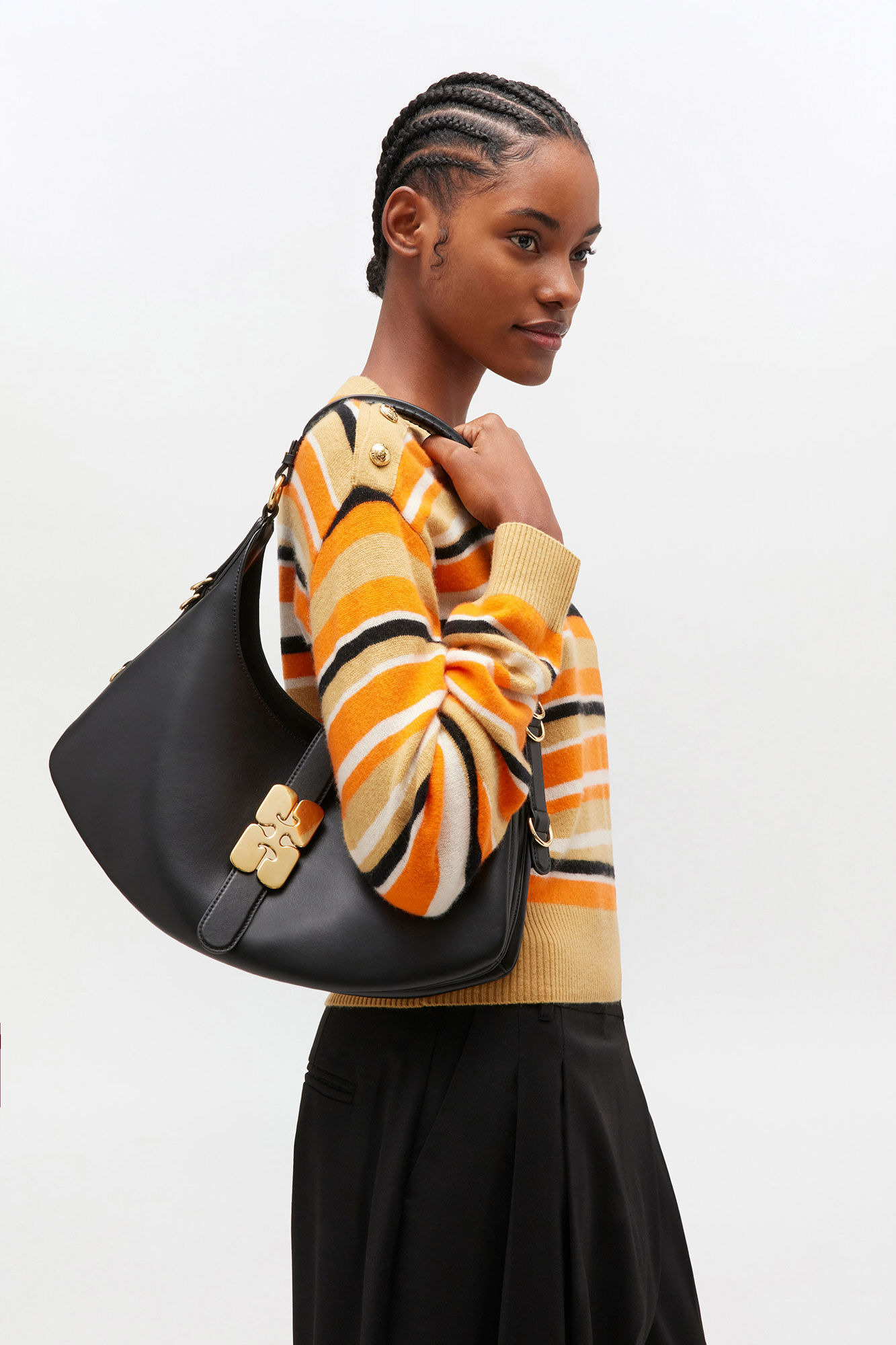 BLACK SMALL KAT BAG - 4