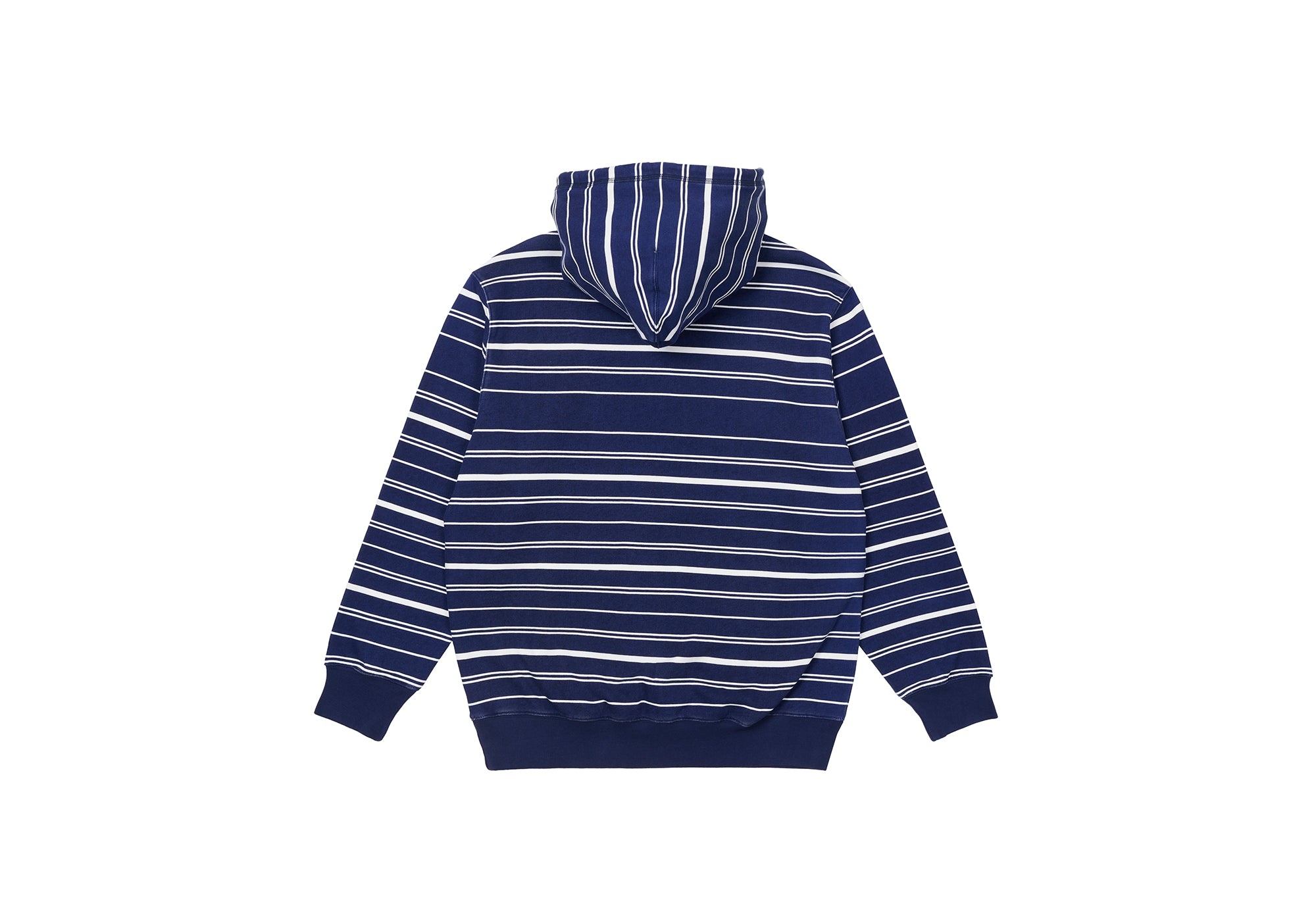 PRINTED STRIPE HOOD NAVY - 2