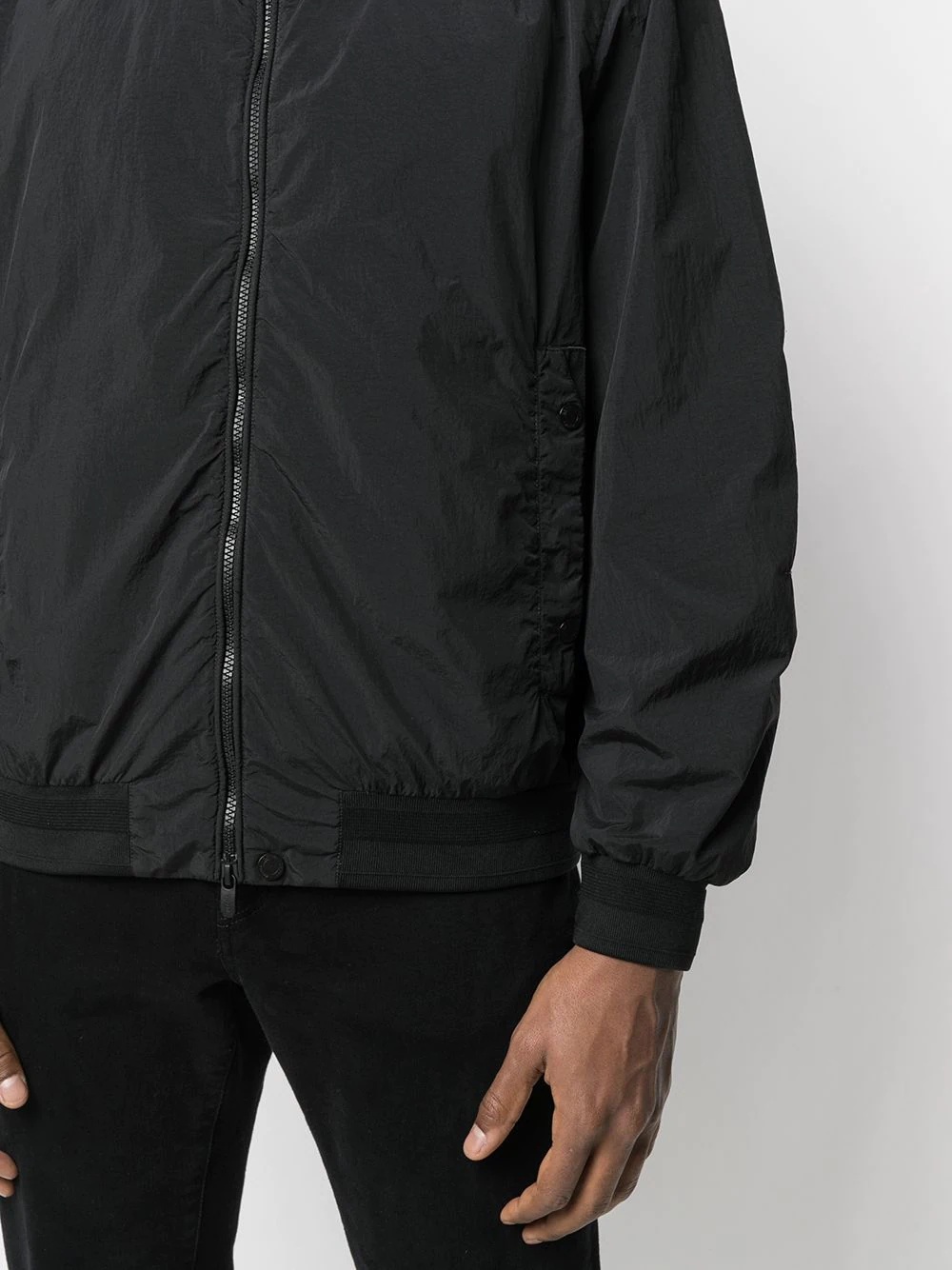 zipped-up bomber jacket - 5