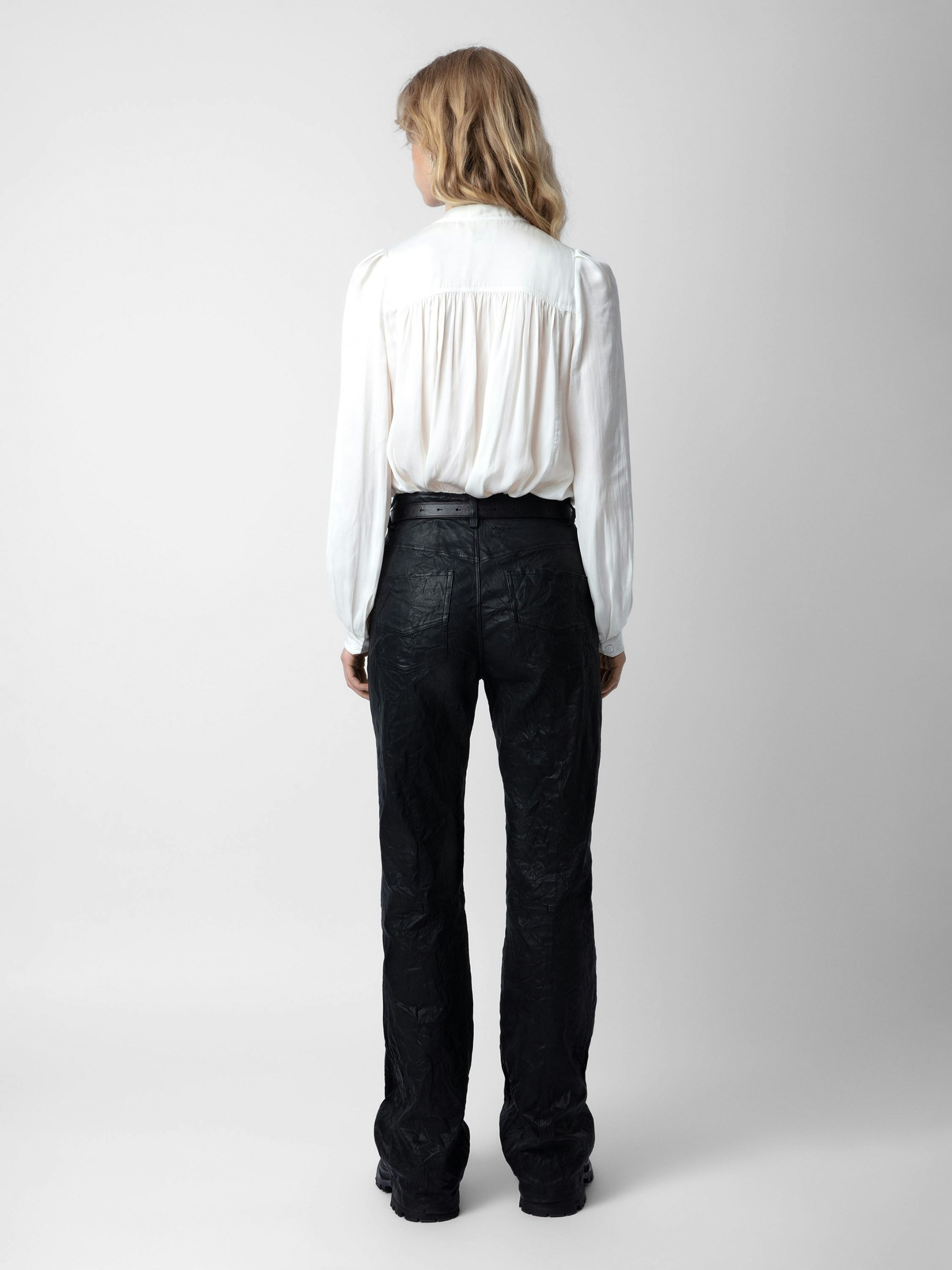 Tchin Satin Blouse - 3