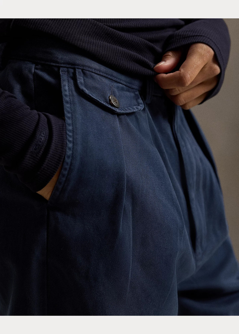 Whitman Relaxed Fit Pleated Chino Pant 8