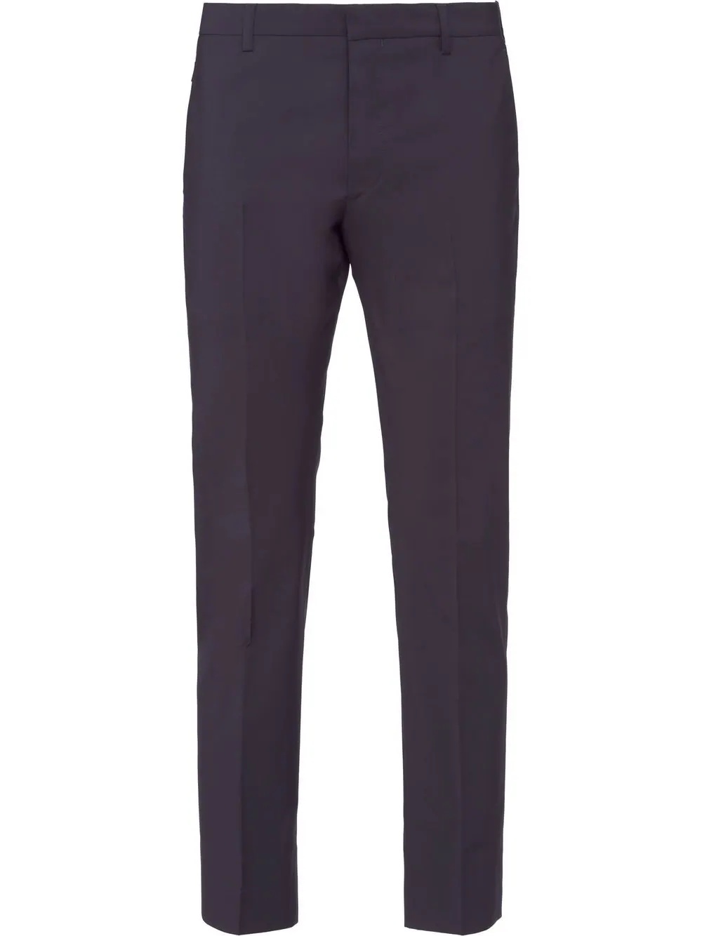 tailored straight-leg trousers - 1