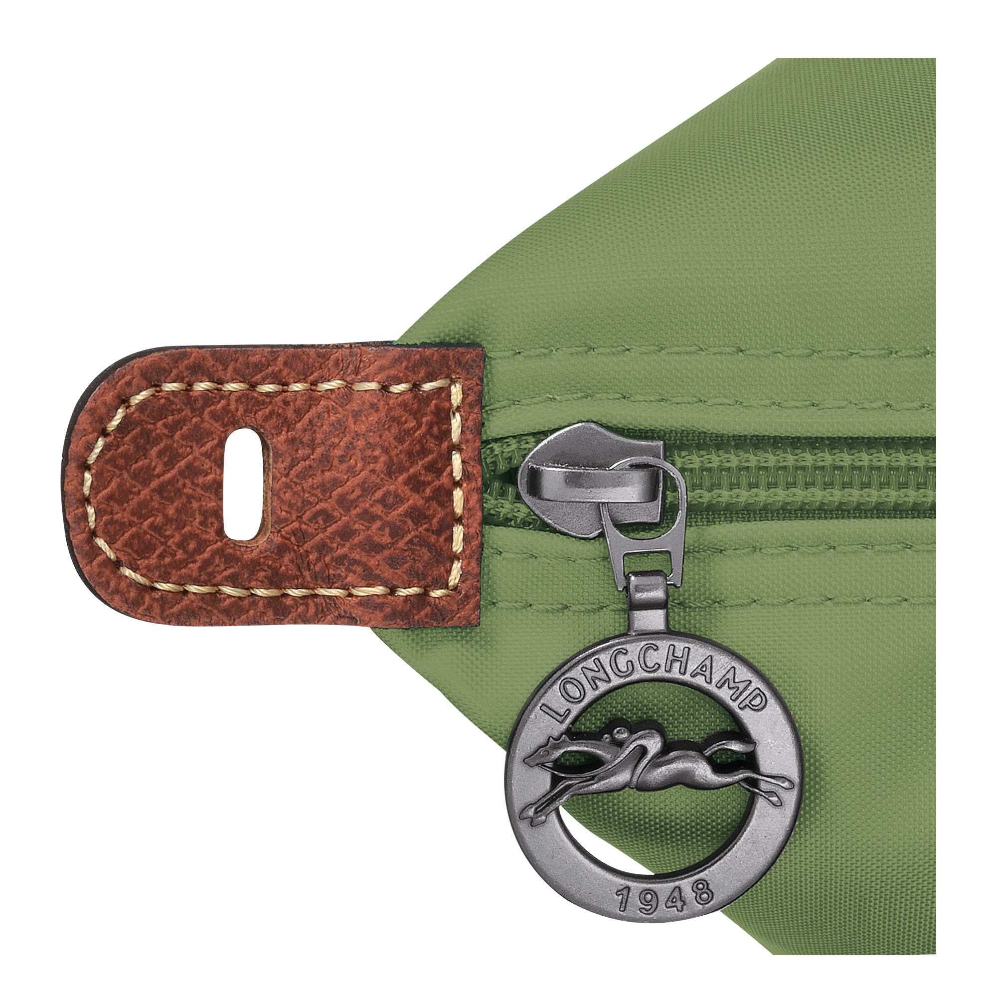 Le Pliage Original M Travel bag Lichen - Recycled canvas - 4