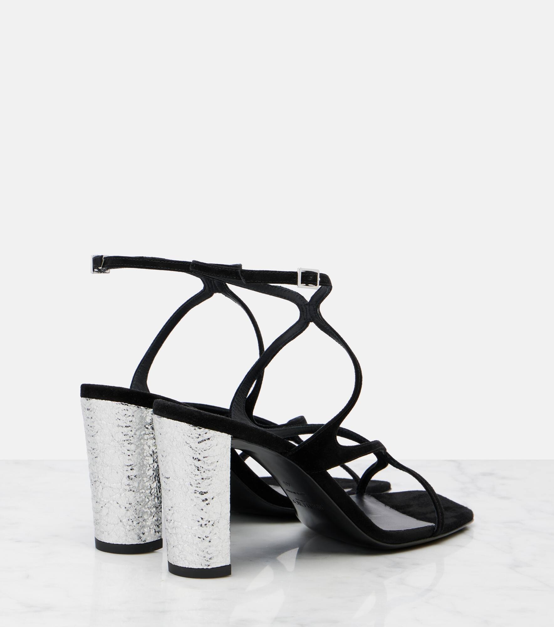 Azie 85 embellished suede sandals - 2