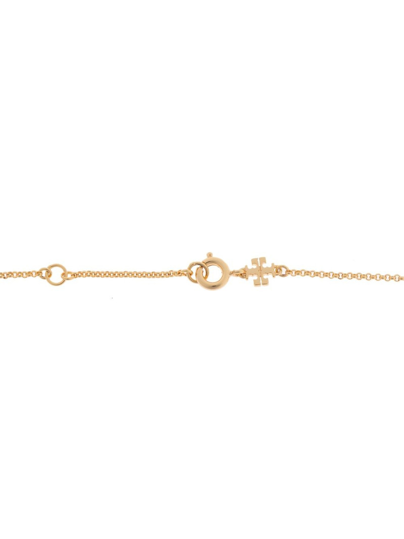 logo-charm chain necklace 4