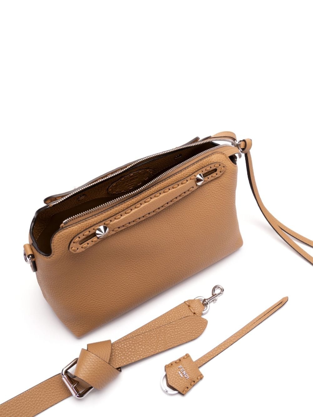 leather tote bag - 5