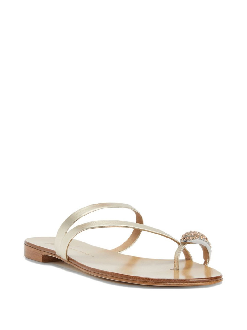 Giuseppe Zanotti Febe Crystal embellished-toe sandals outlook