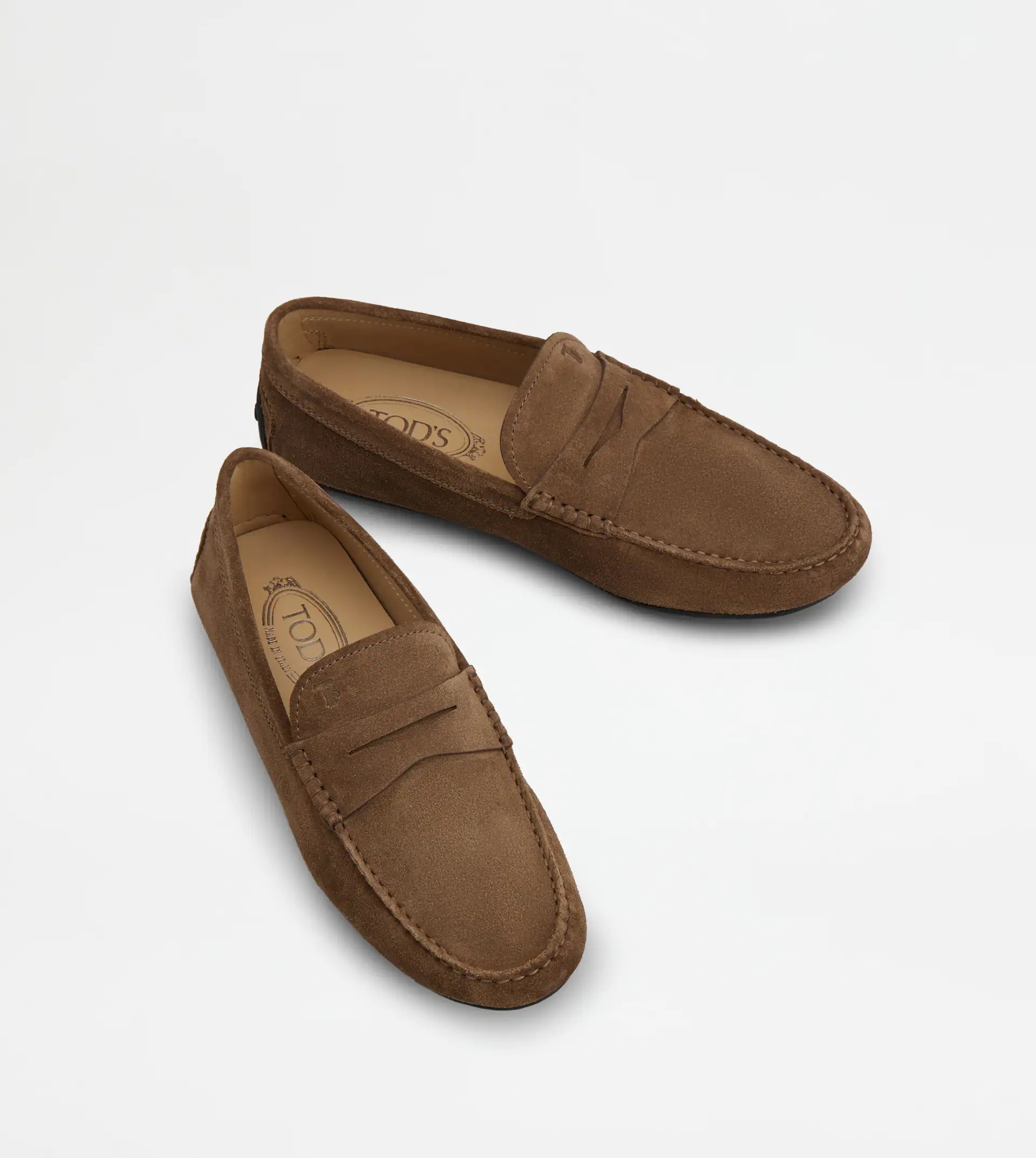 CITY GOMMINO DRIVING SHOES IN SUEDE - BROWN - 3