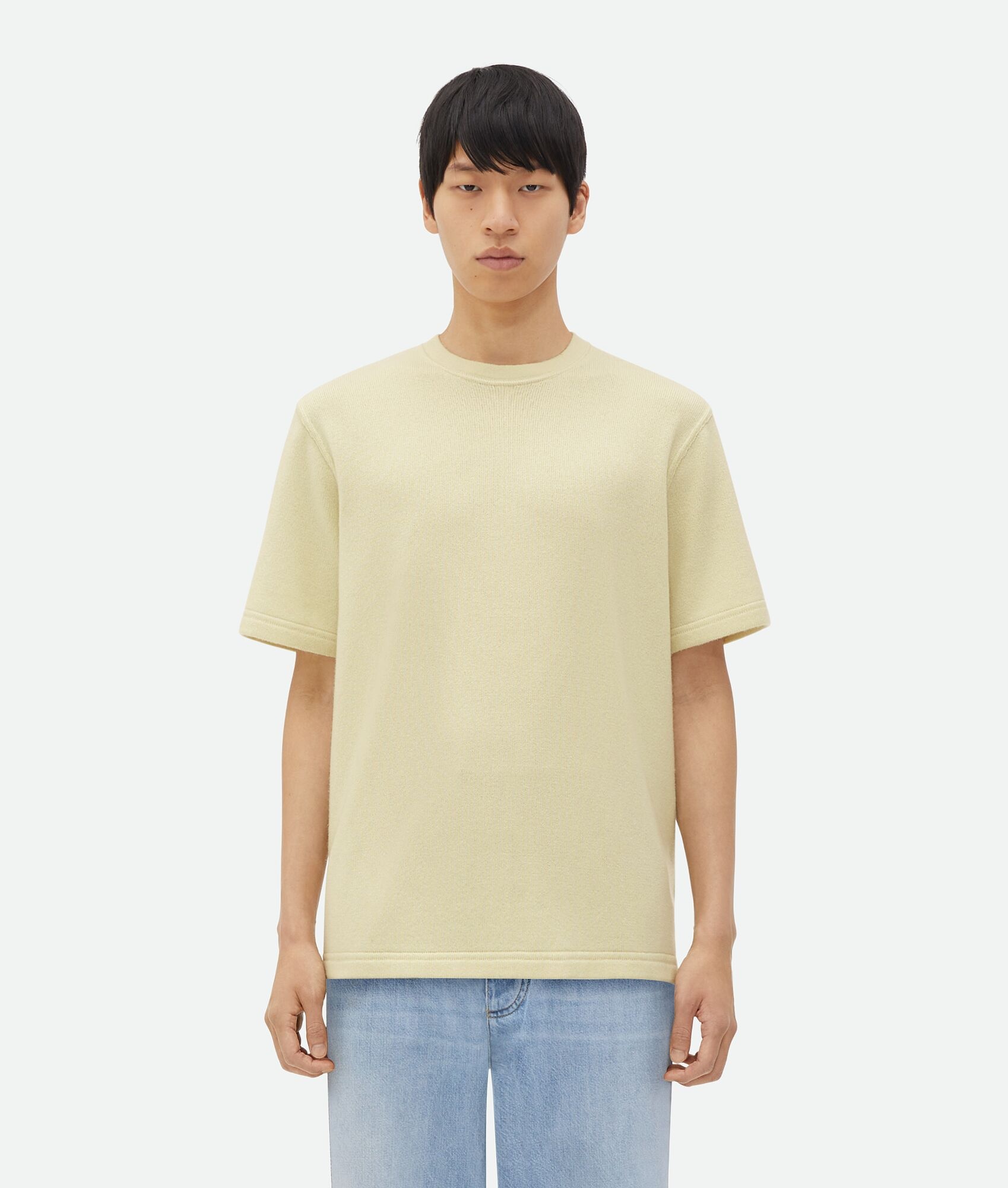 Relaxed Fit Cashmere T-Shirt - 1