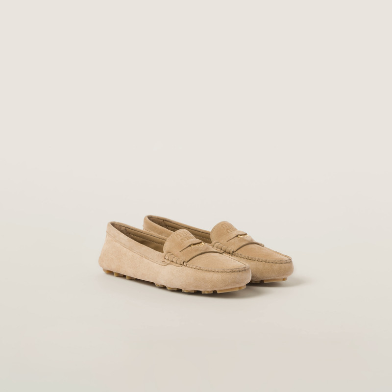 Suede driving shoes 1