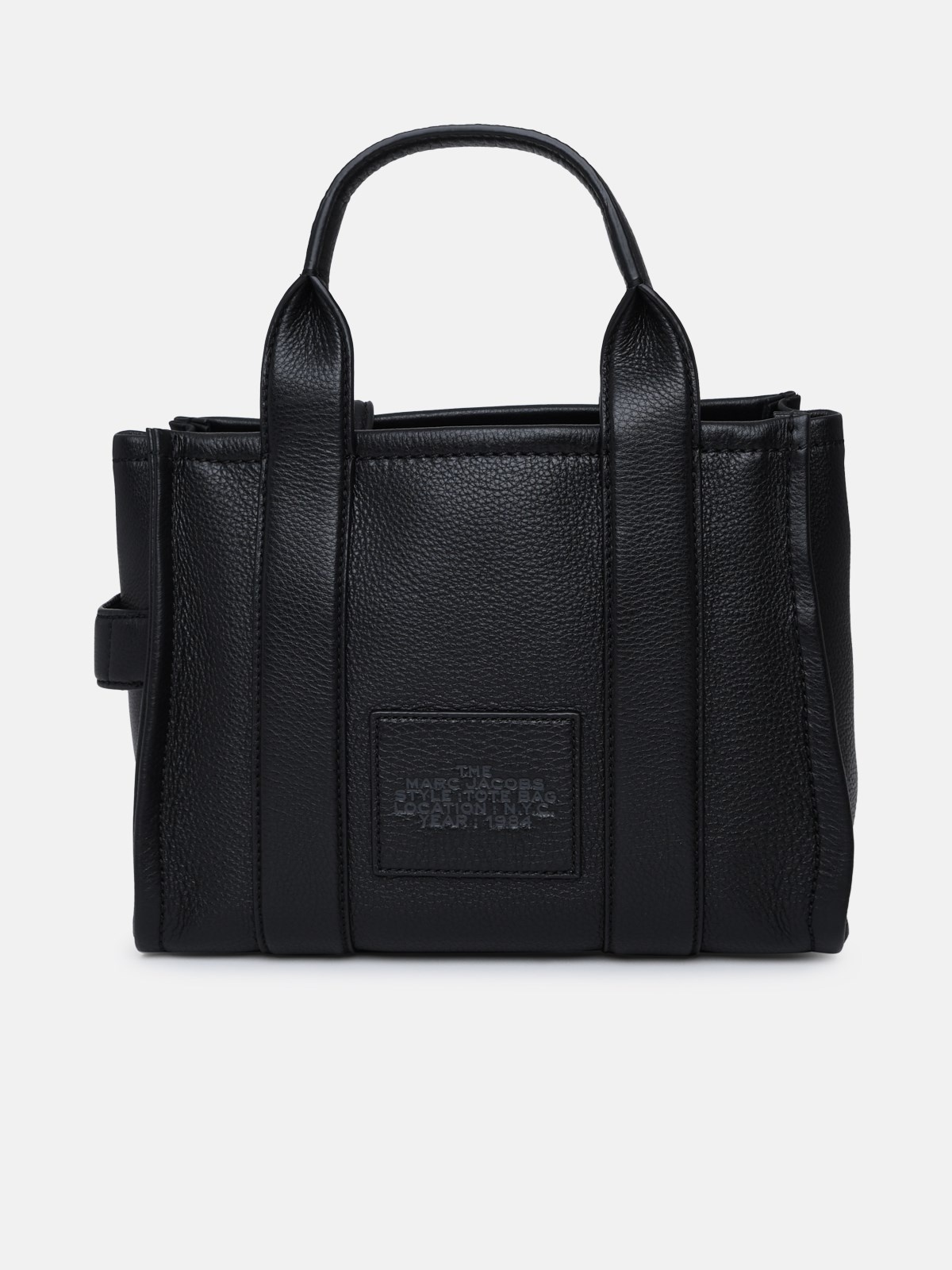 THE TOTE BLACK LEATHER BAG - 3