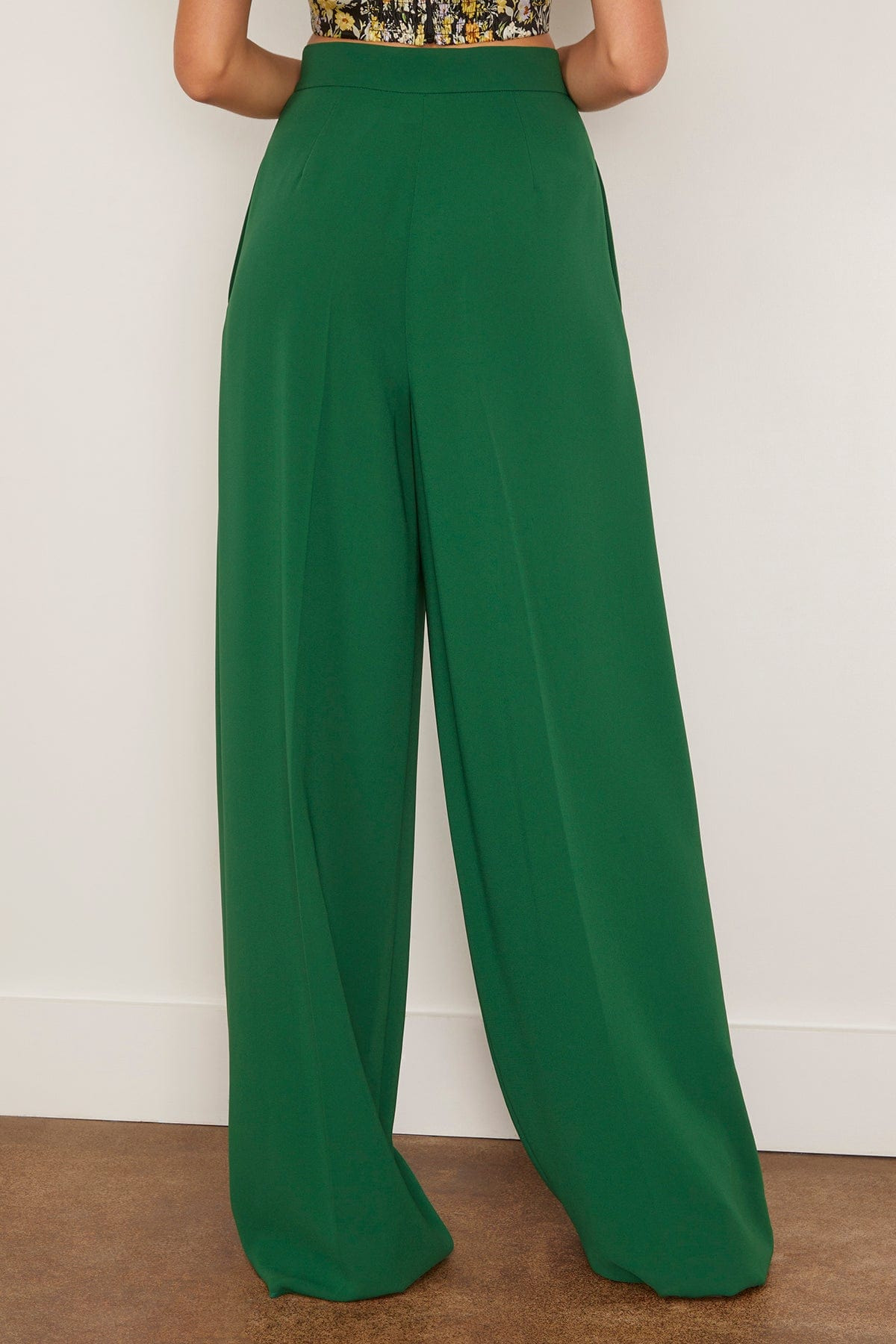 Laccato Long Trouser in Emerald - 4