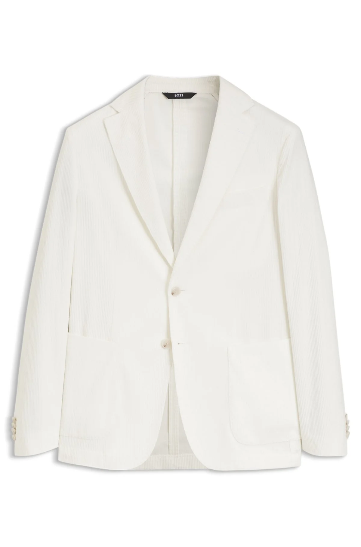SLIM-FIT BLAZER IN A COTTON-CASHMERE BLEND - 1
