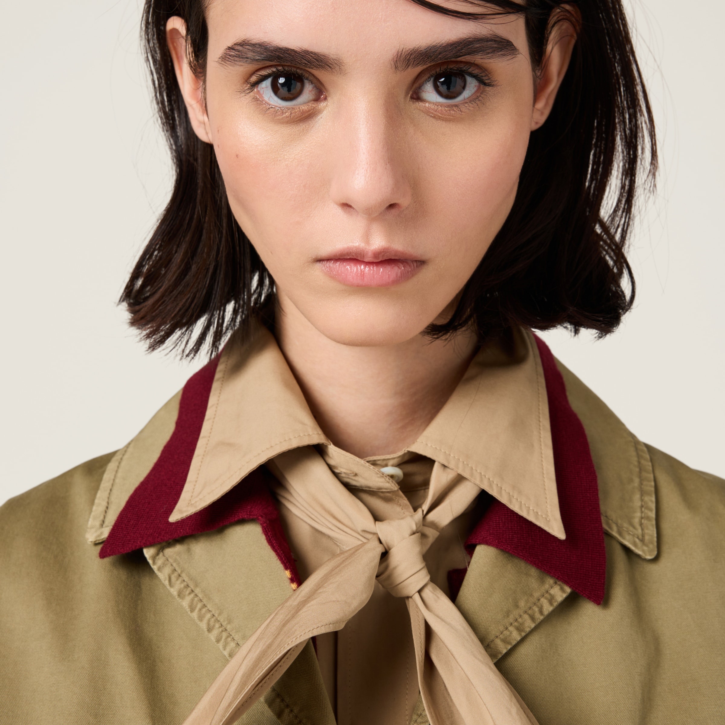 Garment-dyed cotton satin jacket - 4