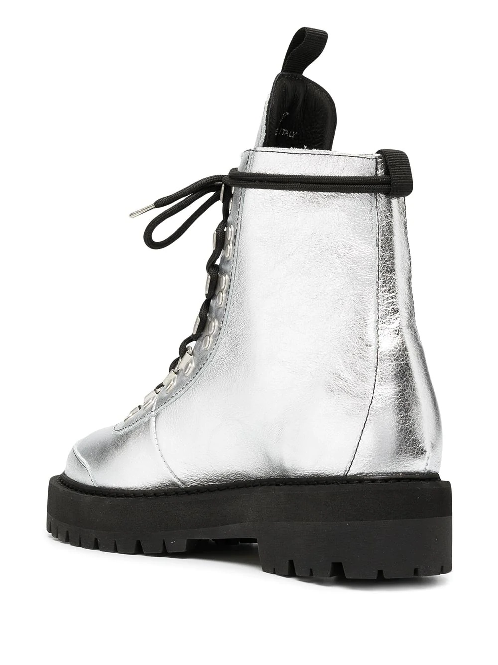 metallic-finish 45mm ankle boots - 3