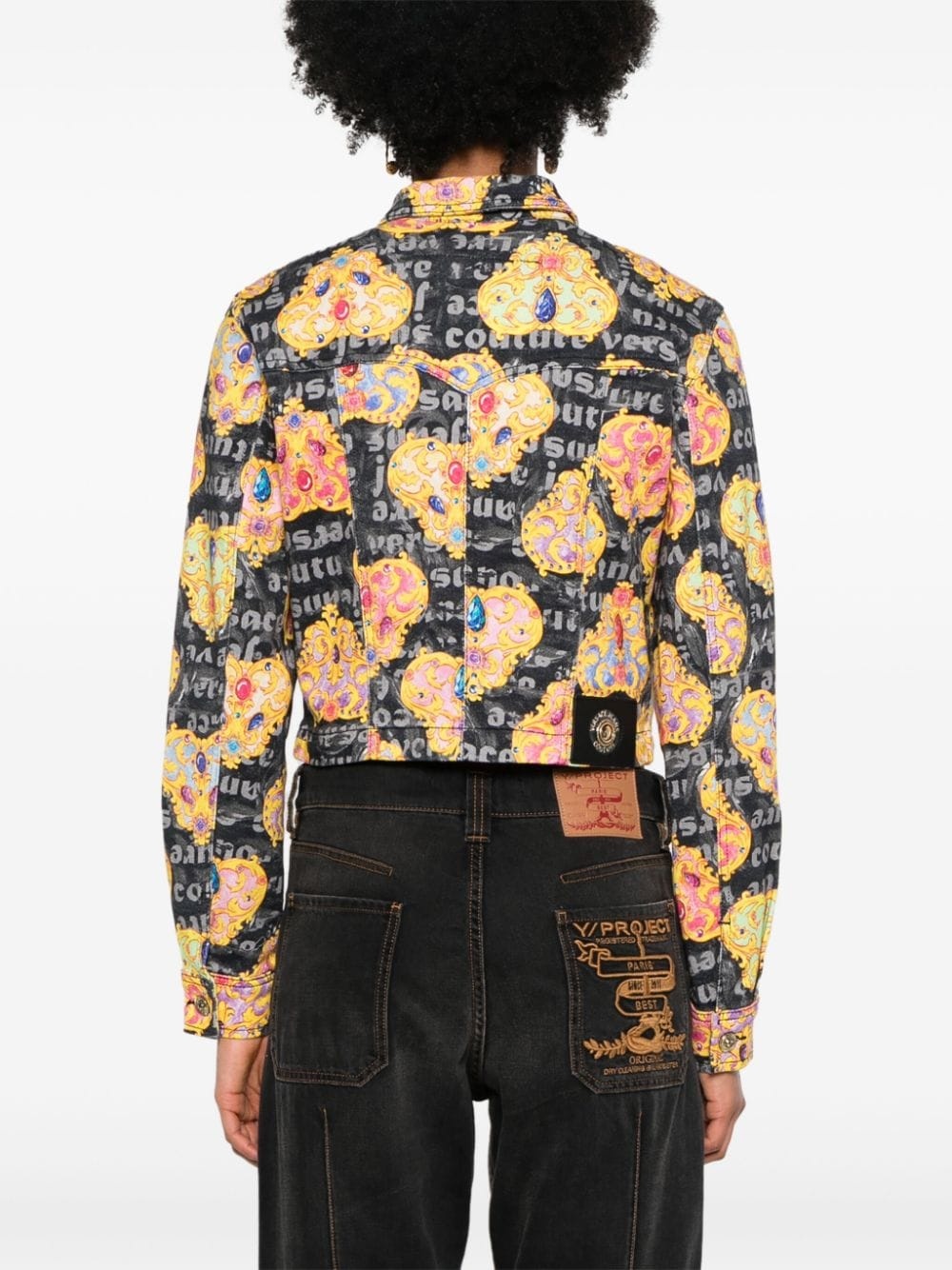 Heart Couture-print denim jacket - 4