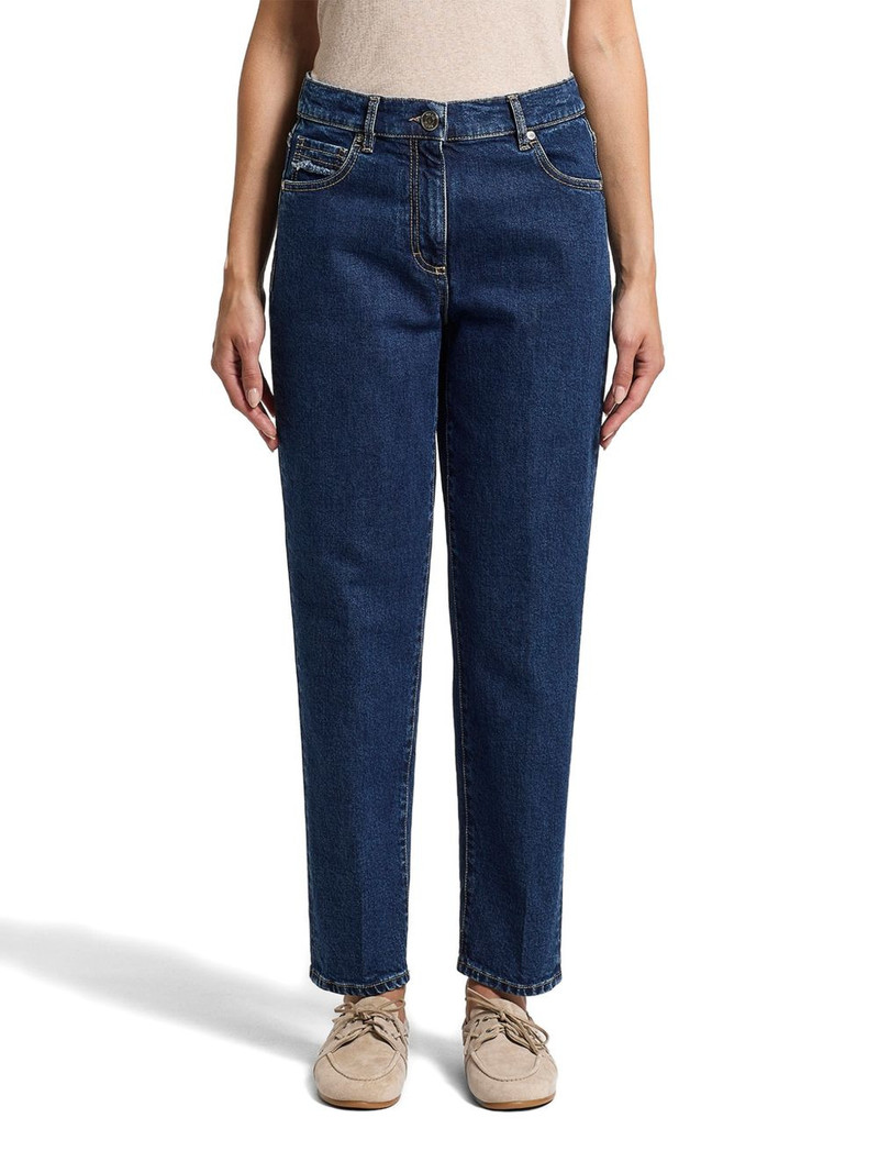 frayed-detail jeans 1