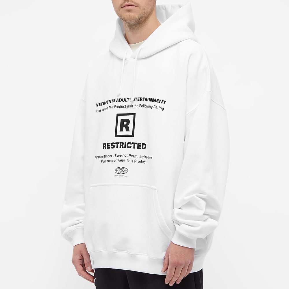 VETEMENTS Oversized 18+ Restricted Hoody - 5