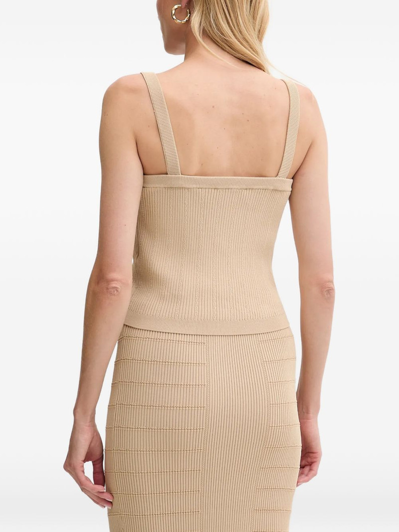 Emmie button ribbed top 3
