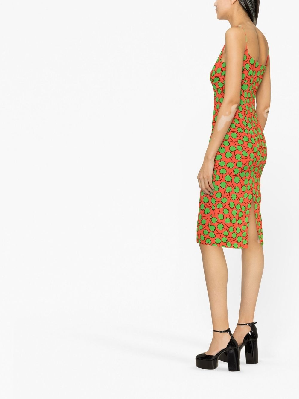 graphic-print midi dress - 4