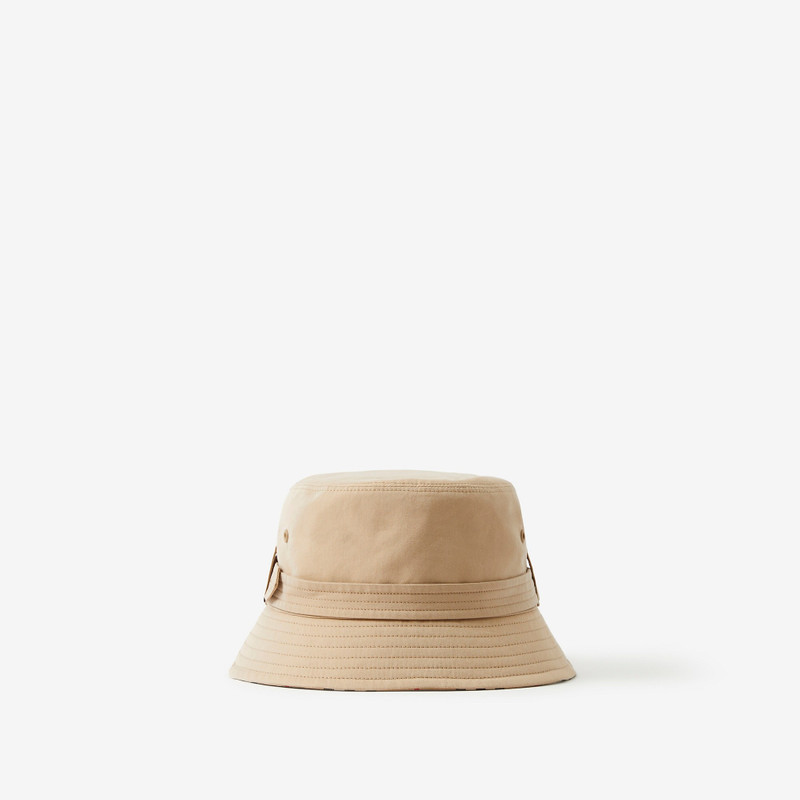 Cotton Gabardine Belted Bucket Hat 5