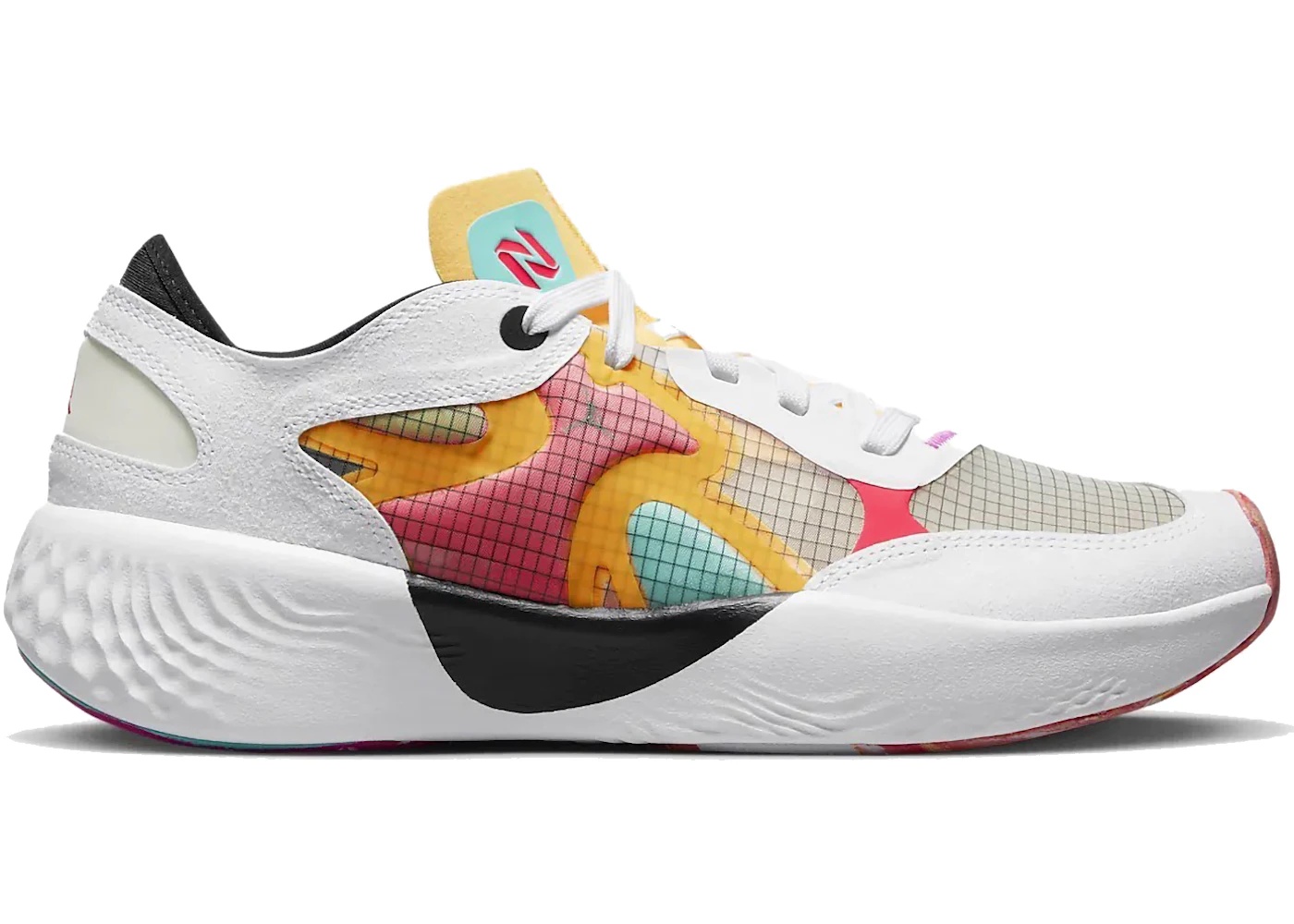 Jordan Delta 3 Nitro Low Luka Doncic White Black Dynamic Turquoise - 1