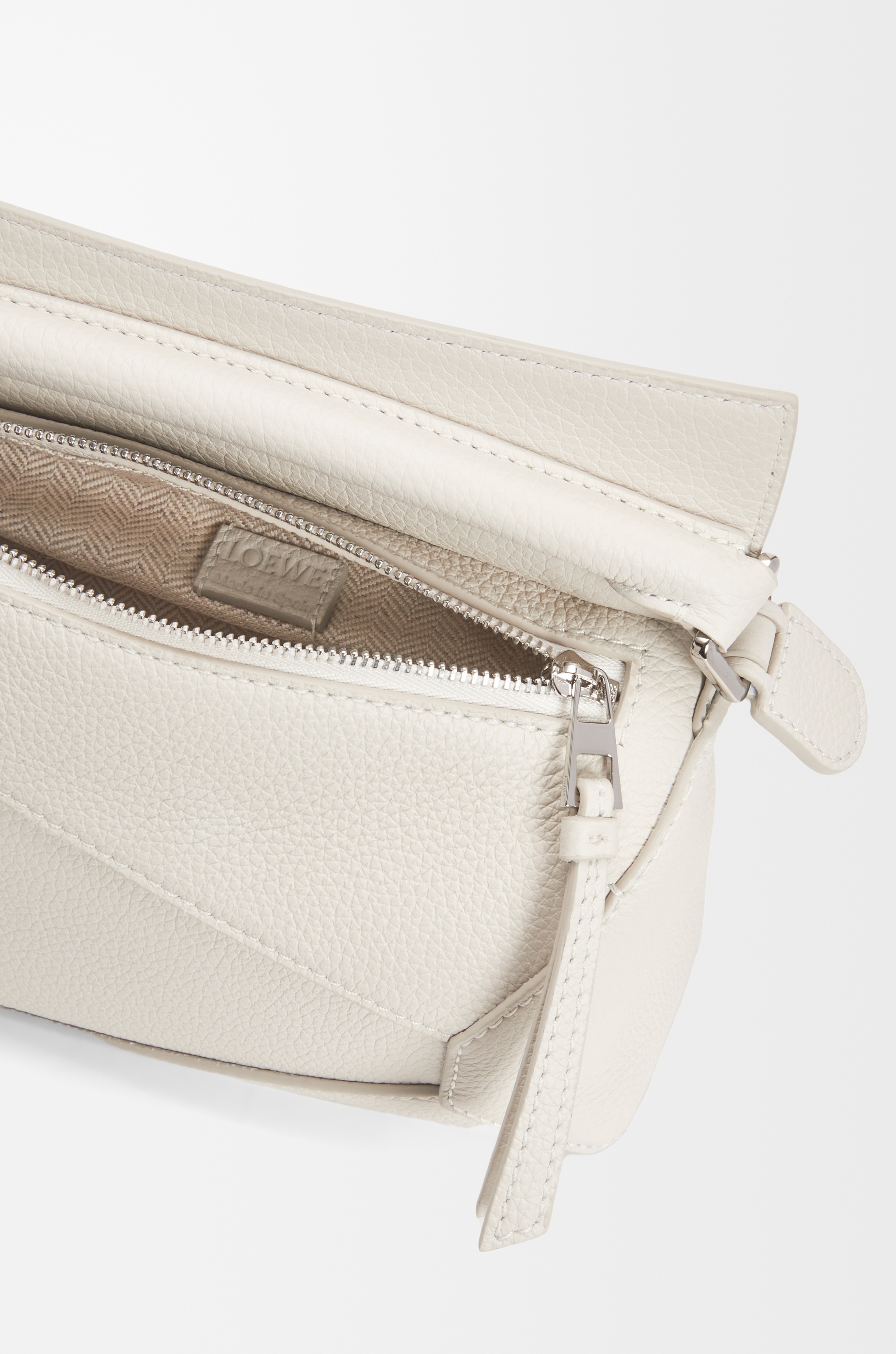 Mini Puzzle bag in soft grained calfskin - 8