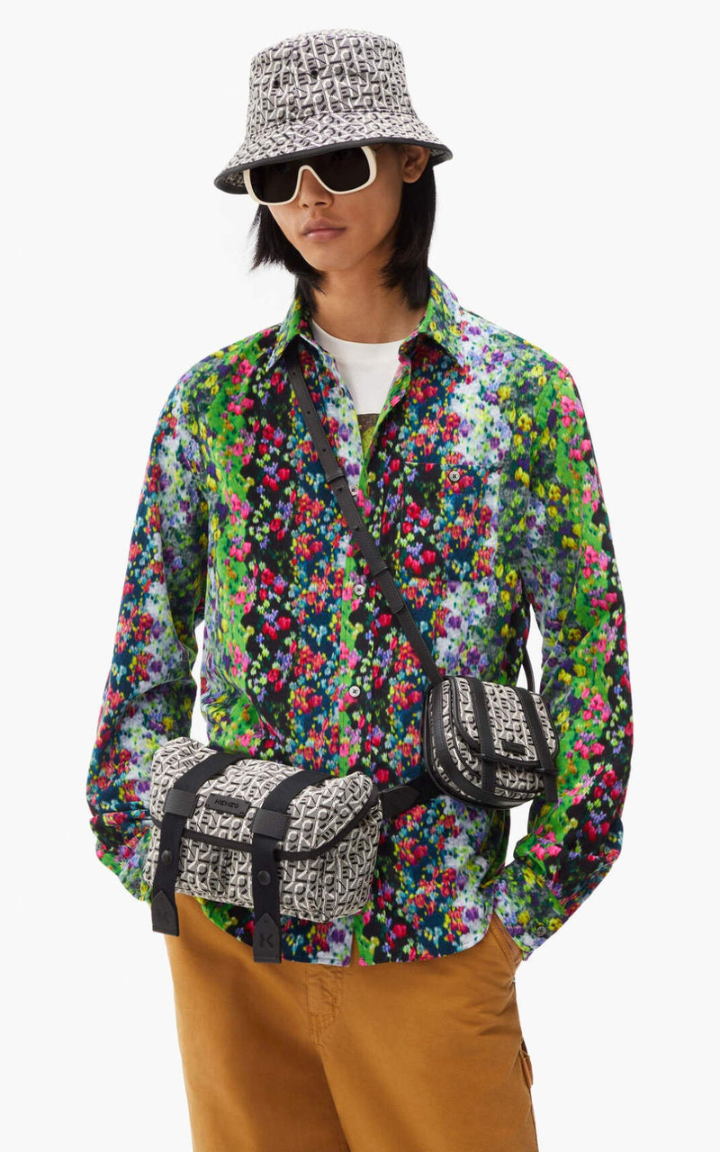 KENZO 'Blurred Flowers' casual shirt outlook