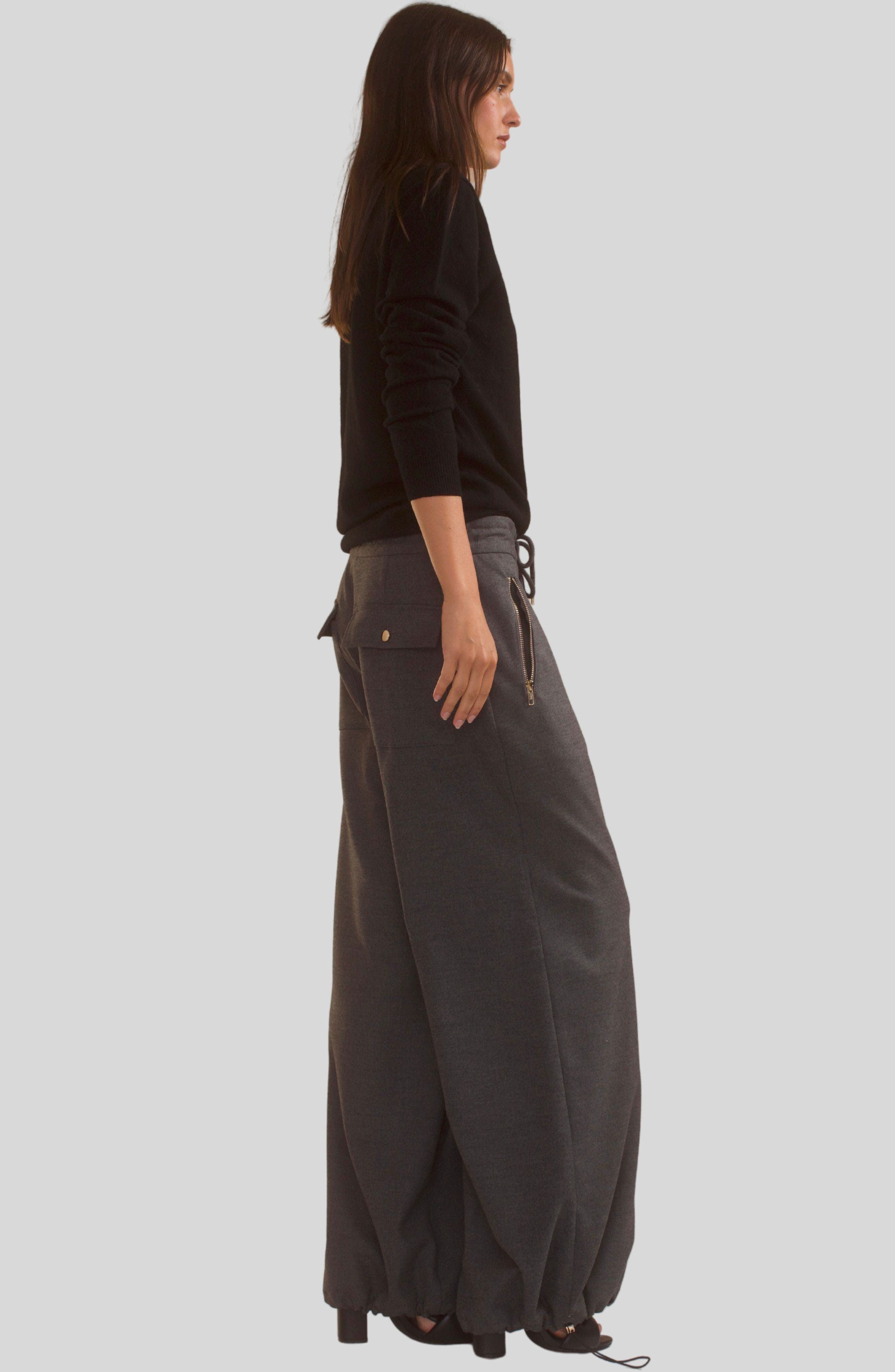 Cynthia Rowley Elea Wool Cashmere Sweater in Black at Nordstrom - 2