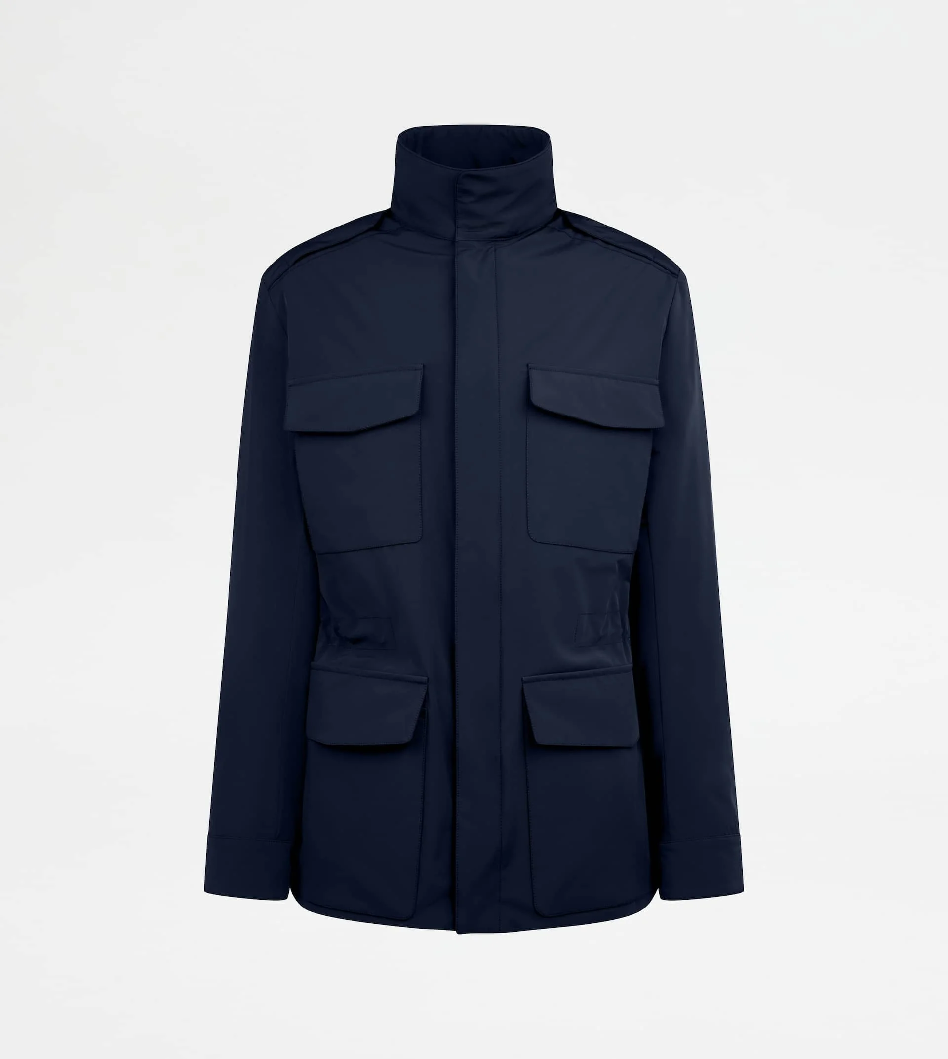 FIELD JACKET IN TECHNICAL FABRIC - BLUE - 1