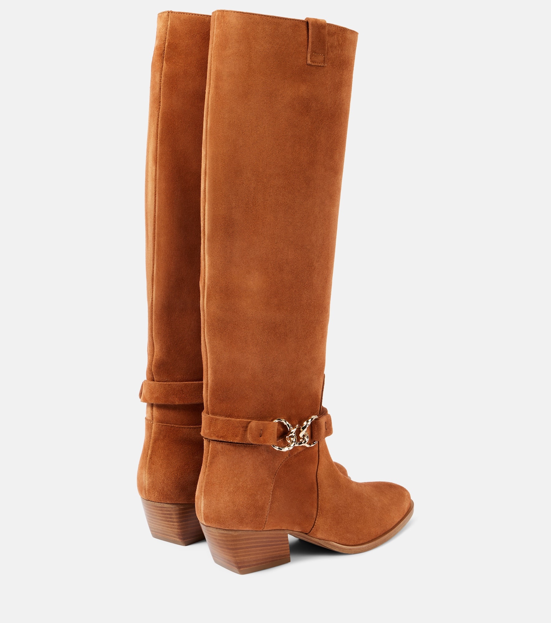 Willow suede cowboy boots - 2