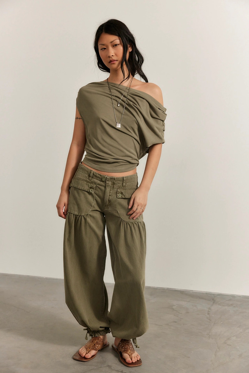 Blake Off-The-Shoulder Draped Top 3